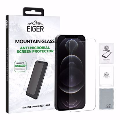Picture of Eiger Eiger Mountain+ Glass Screen Protector for Apple iPhone 12/Apple iPhone 12 Pro