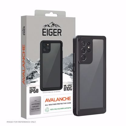 Picture of Eiger Eiger Avalanche Case for Samsung Galaxy S22 Ultra in Black