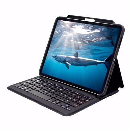 Picture of Mako MAKO GOTYPE QWERTZ (Swiss) Rugged Keyboard Case for Apple iPad Air (2020)/Pro 11 (2018/20) in Black