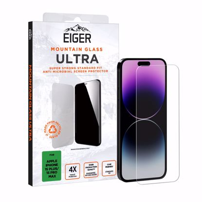 Picture of Eiger Eiger Mountain Glass Ultra Screen Protector 2.5D for Apple iPhone 15 Plus / 15 Pro Max in Clear