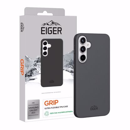 Picture of Eiger Eiger Grip Case Samsung A55 in Black