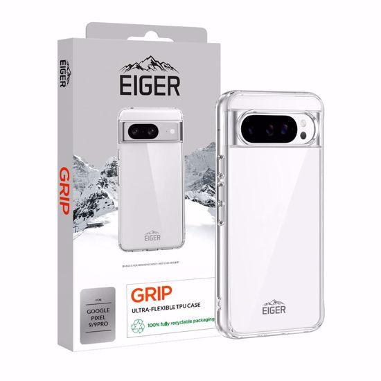 Picture of Eiger Eiger Grip Case for Google Pixel 9/9 Pro in Clear