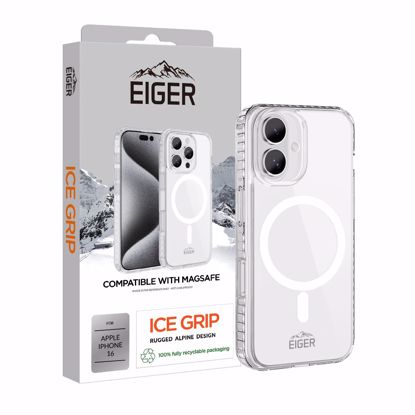 Picture of Eiger Eiger Ice Grip Magsafe Case for iPhone 16 in Clear