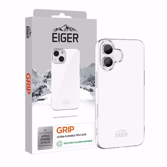 Picture of Eiger Eiger Grip Case for iPhone 16 Plus in Clear