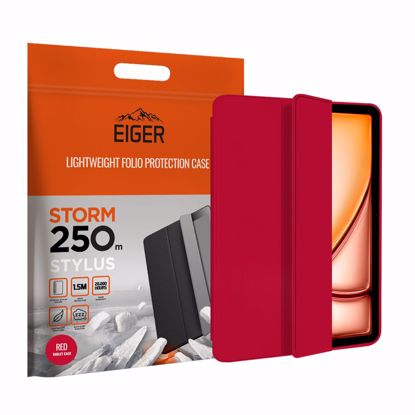 Picture of Eiger Eiger Storm 250m Stylus Case for iPad Air 13 (2024)/ Pro 12.9 (2022)/(2021) in Red