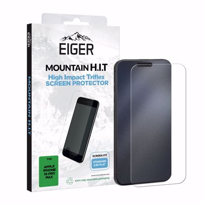 Picture of Eiger Eiger Mountain H.I.T SP 1 Pack Screen Protector for iPhone 16 Pro Max